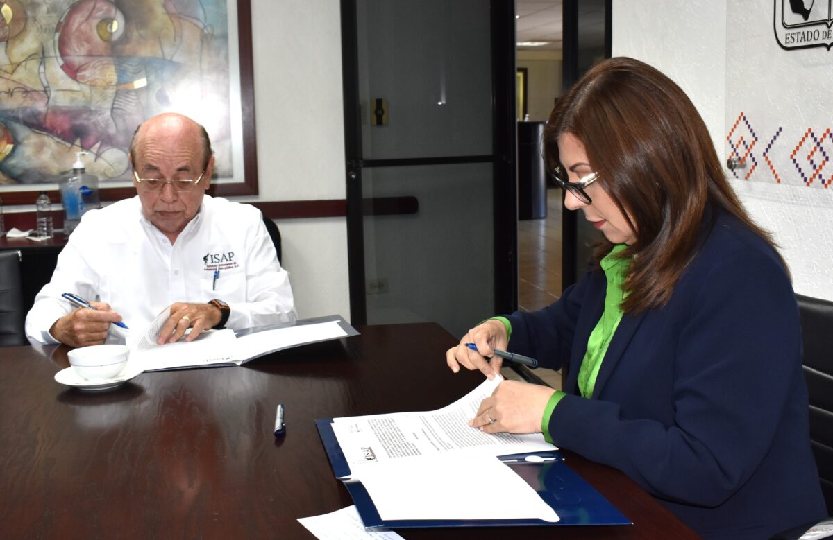 Firma De Convenio Con Instituto Sonorense De Administraci N P Blica A