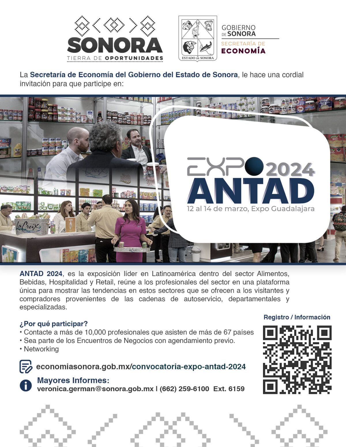 Convocatoria Expo ANTAD 2024 Secretaría de Economía del Estado de Sonora